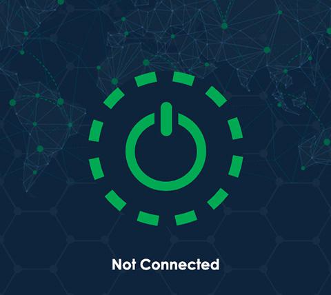 StrongVPN connect step 1, tap on button to connect to VPN